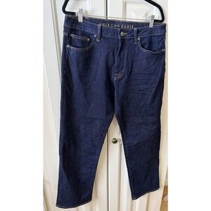American Eagle Next Level Flex Jeans 34x32 Dark Wash Stretch Denim Straight EUC